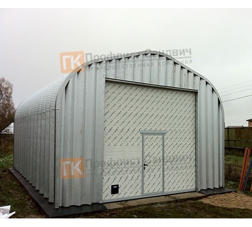 Сборно разборный ангар модель P 6.1x4.7, 3.3x3.6, 6.0