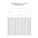Профнастил фигурный C8 - 0,4 ПЭ RAL 8017 шоколад.