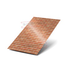 Лист плоский ECOSTEEL-Кирпич-0.5