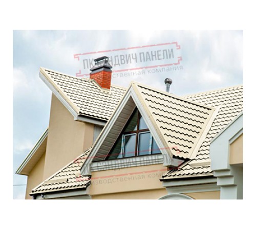 Планка ендовы верхняя 76х76х2000 Полиэстер Ral1015-0.45