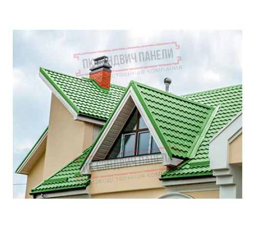 Планка ендовы верхняя 76х76х2000 Norman Ral6018-0.5