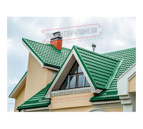Планка ендовы верхняя 76х76х2000 Полиэстер Ral6029-0.45