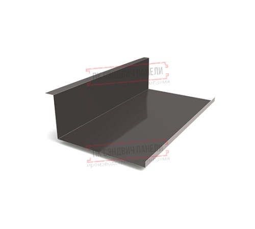 Планка примыкания нижняя 250х122х2000 Norman ПЭ-RR32-0.5
