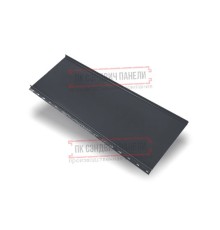 Кликфальц mini 0,5 Quarzit RAL7024 мокрый асфальт с пленкой на замках