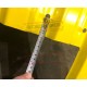 Продольно гнутый профнастил для укрытий конвейеров Н75ПГ-800, 0,8, нержавеющий