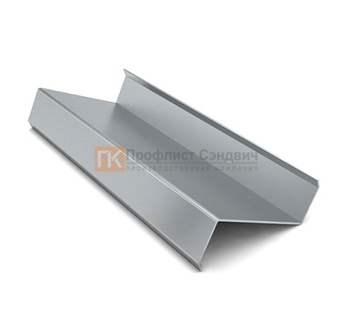 Z-образный профиль 100x45x3000-1,2 мм, оцинкованный
