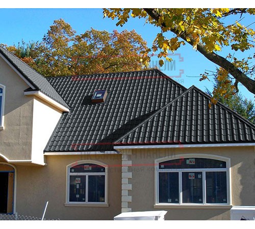 Металлочерепица Камея RAL7016 Rooftop Matte-0.5