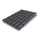 Металлочерепица классик плюс RAL7024 Drap-0.45