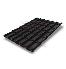 Металлочерепица Классик RAL9005 Satin Мatt-0,5
