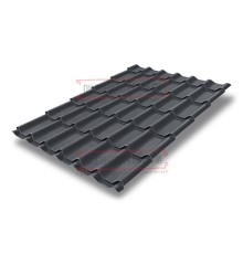 Металлочерепица Классик RAL7024 Quarzit lite-0,5