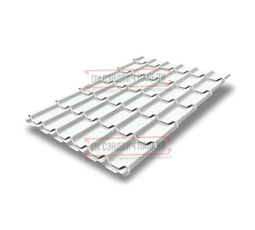 Металлочерепица Классик RAL9003 Satin-0,5