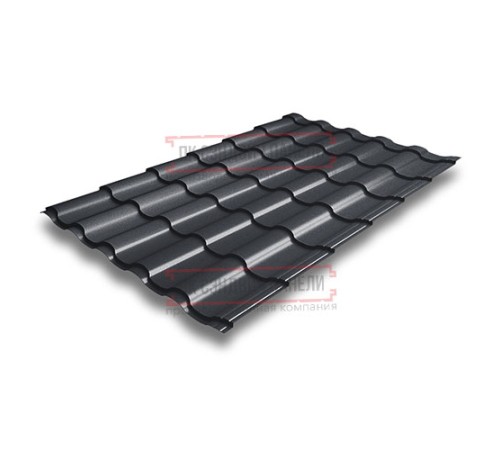 Металлочерепица Кредо RAL7024 Rooftop Matte-0,5