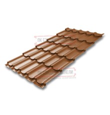 Металлочерепица Квинта плюс Cuprum Steel Quarzit-0.5