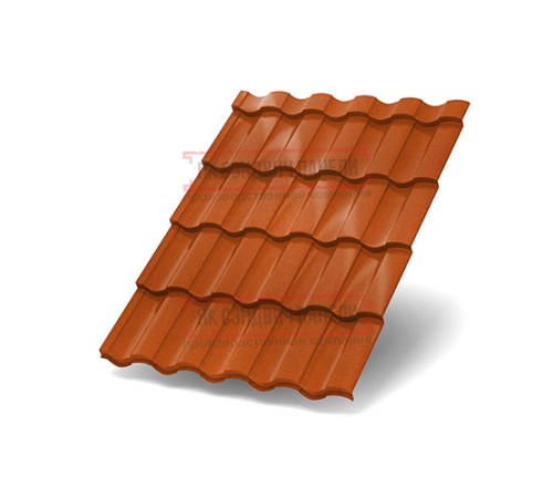 Металлочерепица Монтекристо-S Copper/Copper AGNETA-20-0.5