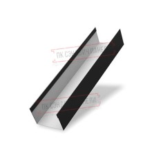 Крышка 45х20 жалюзи Texas 0,5 Rooftop Matte RAL 9005 черный