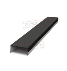 Крепежная планка верхняя Texas 0,5 Rooftop Matte RAL 9005 черный